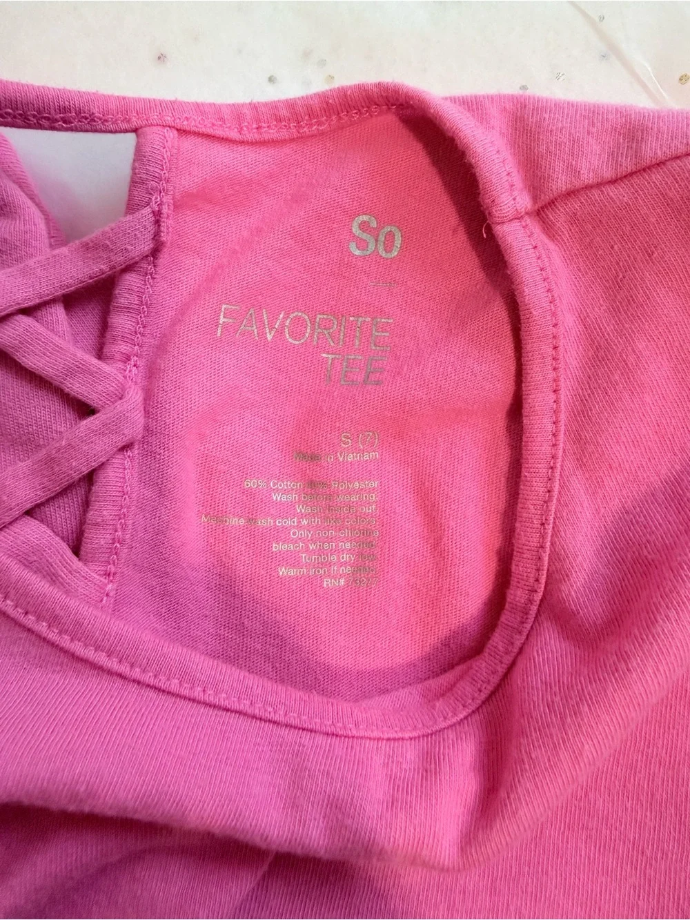 Girls Outfit Bundle Size 6/7 – Old Navy Rockstar Jeggings & SO Favorite Tee Pink